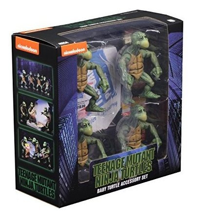 Figuras De Acción Neca Tortugas Ninja Bebés - Set De 1-4 Esc