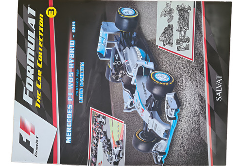 Mercedes F1 W05 Hamilton 2014 Esc 1/43 Formula 1 Salvat Gris