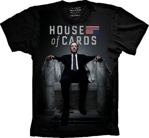 Camiseta Plus Size Série - House Of Cards