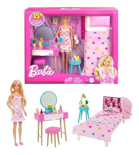 Muñeca Barbie En Cuarto De Los Sueños 30cm      