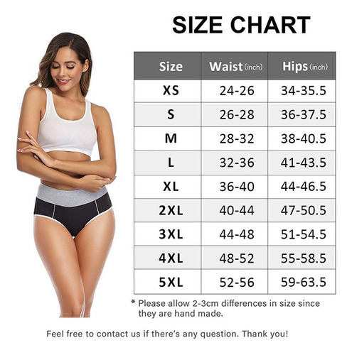 Calzoncillos Elásticos De Cintura Alta Para Mujer De Algodón