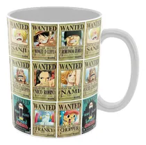 Comprar Taza De Cerámica - One Piece Personajes Collage Wanted
