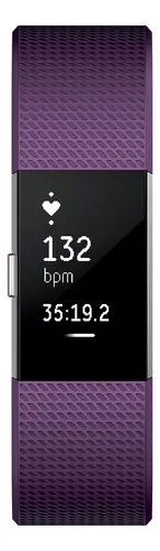 Fitbit Charge 2 Pulsera Fitness Ciruela Pequeña