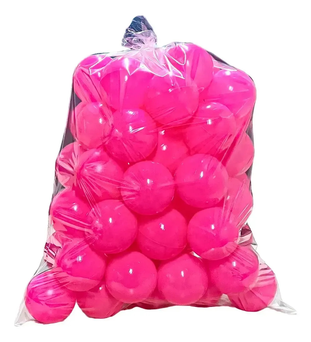 Kit 25 Bolinhas Para Piscina Rosa Chiclete