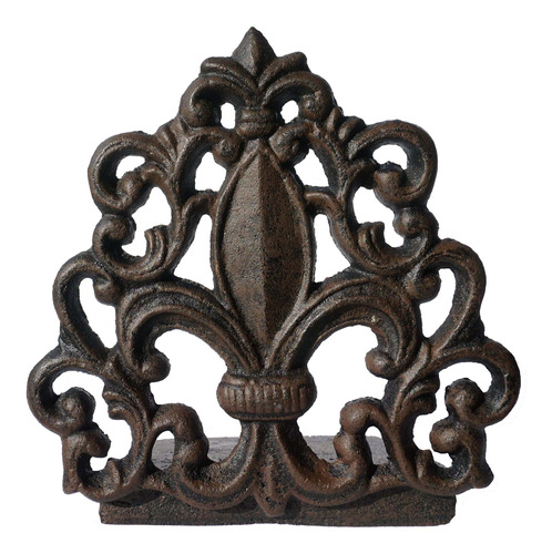 Lulu Decor Tope Puerta Hierro Fundido Fleur Lis Acabado Util