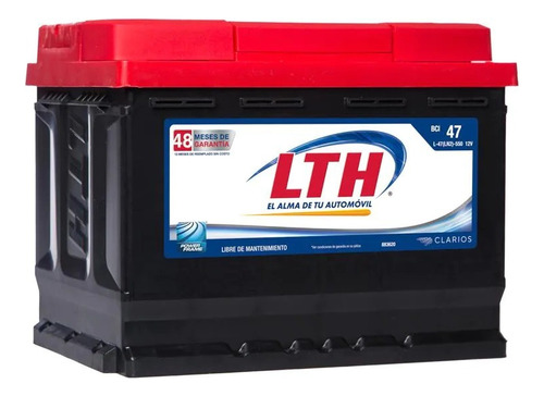 Batería Lth Para Auto Modelo L-47-550. Entrega Cdmx.