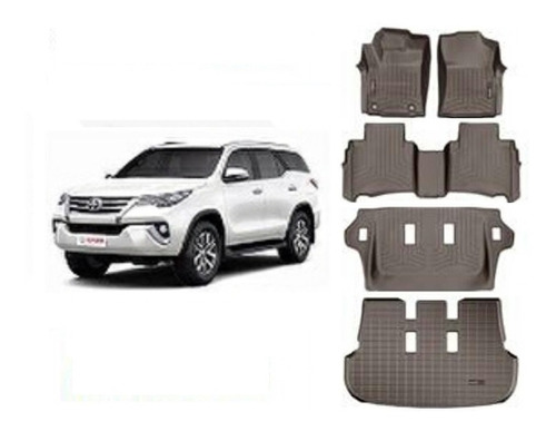 Pisos, 3ra Fila Y Carga Weathertech Fortuner Dubai 2016/2024