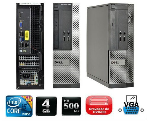 Imagem 4 de 10 de Cpu Monitor Dell Optiplex Core I5 4gb 500gb - Oferta