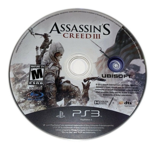 Assassins Creed Iii 3 Usado Ps3 Original - Blakhelmet C