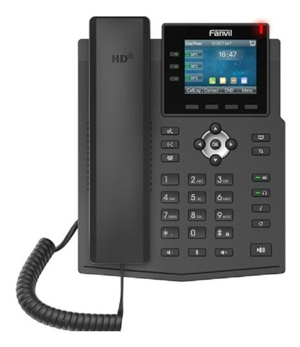 Teléfono Ip X3u Fanvil Pantalla 2.8  6 Lineas Altavoz