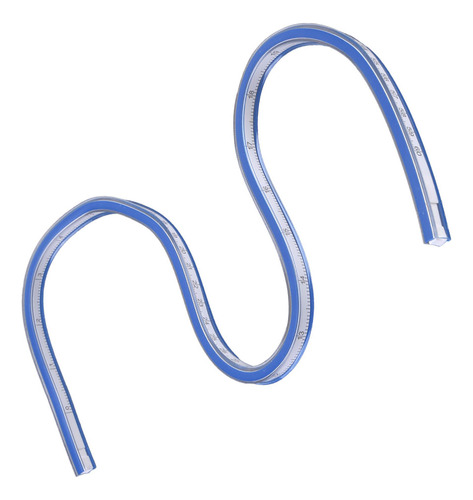 1 Pcs Curva De Plástico Flexible Regla De Regla Drawing