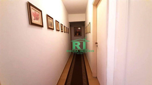Imagem 12 de 30 de Apartamento Com 3 Dormitórios À Venda, 197 M² Por R$ 995.000,00 - Pitangueiras - Guarujá/sp - Ap5371