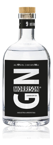 Gin Morrison London Dry Gin Botella X 700 Ml