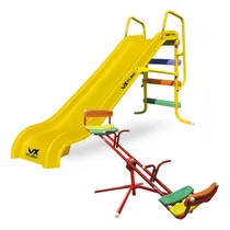 Comprar Combo Sube Y Baja + Tobogan 3 Escalones Pvc Vxplay