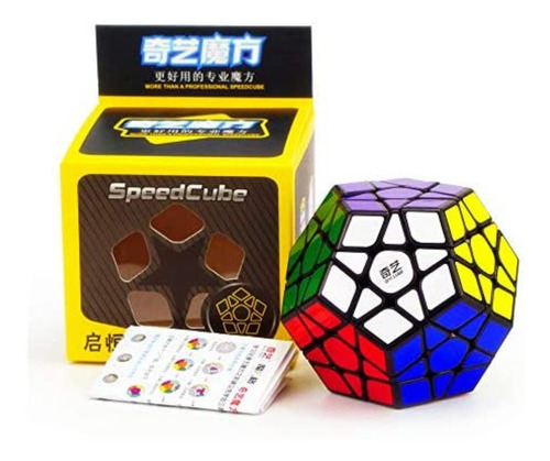Cubo Rubik Megaminx Qy Speedcube5 3x3 Stickers + Manual 