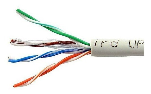 Imagen 2 de 2 de Cable Utp Cat5e Red Cat5 305 Mts Bobina Internet