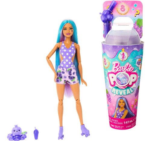 Barbie Pop Reveal Serie Aroma De Frutas 8 Sorpresas Mattel