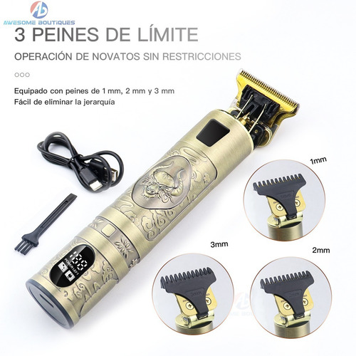Imagen 6 de 10 de Máquinas Cortar Cabello Cortadora Cabello Perfiladora Trimer