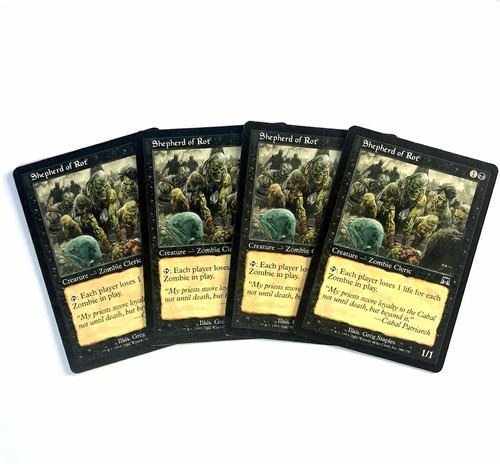 Shepherd Of Rot X4 - Carta Original De Magic The Gathering