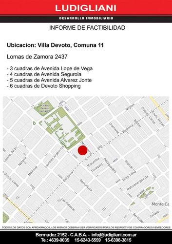 Imagen 17 de 19 de V Devoto Casa S/ Lote 8.66 X 20.79 Psje Lomas De Zamora 2437 U.s.b.1