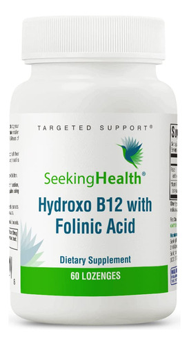 Seeking Health Hydroxo B12 Con Acido Folinico, 1,000 Mcg De