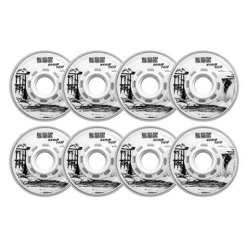 Ruedas Inline Skate 8 Pack 78a-80mm Sin Rodamientos