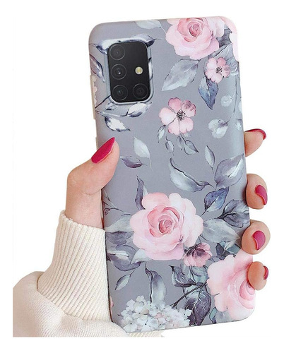 Funda Samsung Galaxy A51 Con Diseño De Flores