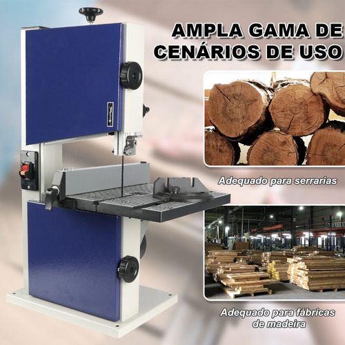 Serra Fita De Bancada Para Madeira 8pol 300x300mm 450w 220v