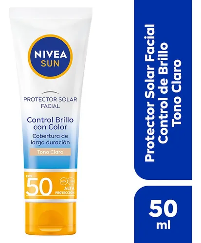comprar Protector Solar Facial NIVEA SUN Control Brillo Claro 50ml