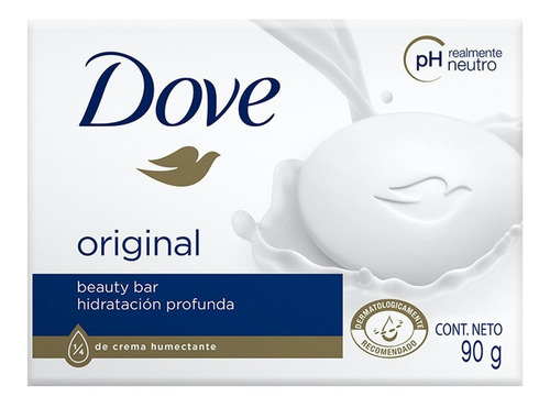 Jabón En Barra Dove Original Pack 4x90g