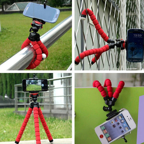 Mini Tripe Flexivel Universal Celular E Camera Cor Sorti