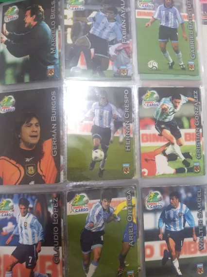 Bimbo Cards 2002 Lote 59 Tarjetas México, España, Argentina