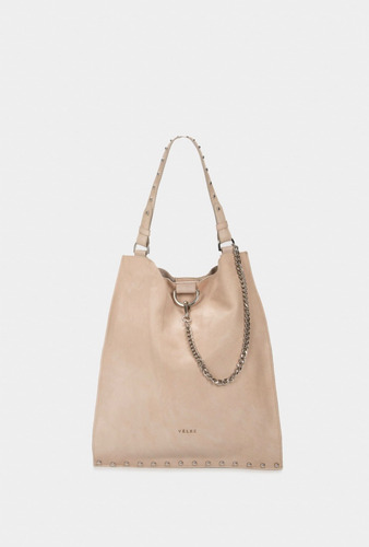Shopping Kavala De Cuero Para Mujer Vélez Color Beige Beige Lisa Níquel Beige (Usado)