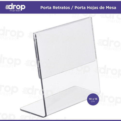 Imagen 3 de 10 de Porta Retratos 10x15 | Porta Fotos Pet Tipo Acrílico | X10u.
