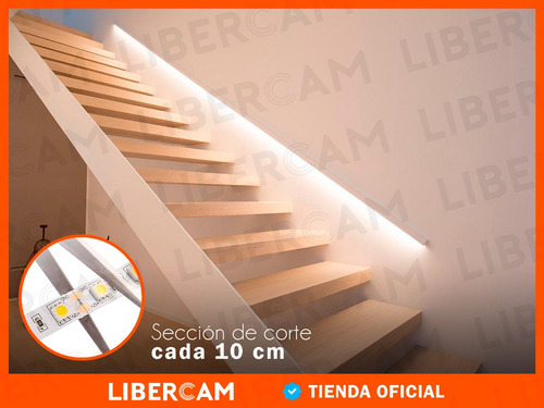 Luces Tira Led 2mts Blanca Fria Adhesiva A Pila Flexible