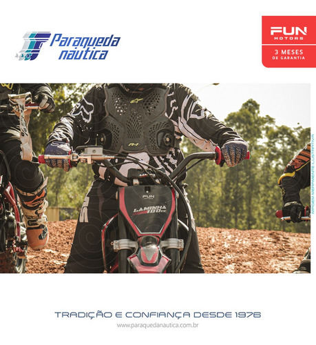 Imagem 9 de 14 de _ Mini Moto Fun Motors Laminha 100cc