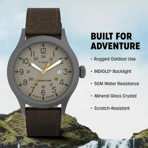 Relógio Timex Expedition Scout 40 Mm Para Homem Castanho/tan
