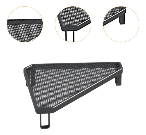 Pot Pan Rack Organizador De Cocina Organizador De Negro