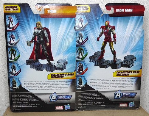 Hasbro Marvel The Avengers Movie Iron Man & Thor 6 (Usado)