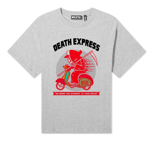 Motoneta Remera Death Express Unica Servicio De Entrega