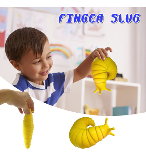 Un Juguete Infantil Fidget Slug Impreso En 3d, Amigable Y Ar