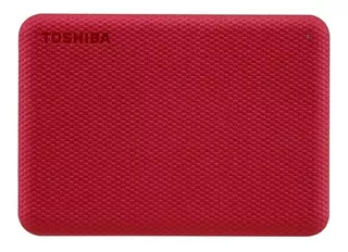 Disco duro externo Toshiba Canvio Advance HDTCA10X 1TB rojo