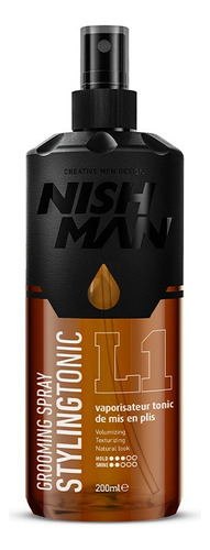 Grooming Spray Styling Tonic L1 200ml - Nishman