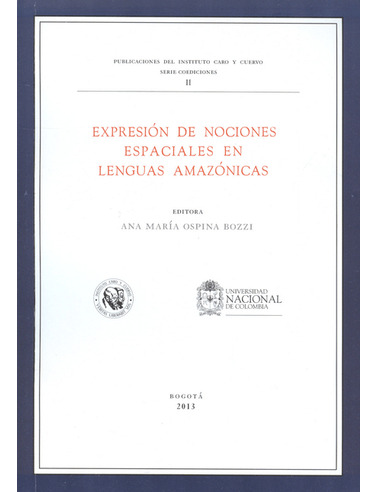 Libro Expresion De Nociones Espaciales En Lenguas Amazonica