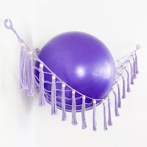 ODOXIA Soporte De Pared para Pelotas De Ejercicio, Colgador De Pelotas, para Pelotas De Yoga, Pelotas De Fitness, Soporte Pelotas Pilates Pared, Soporte  Balon Futbol