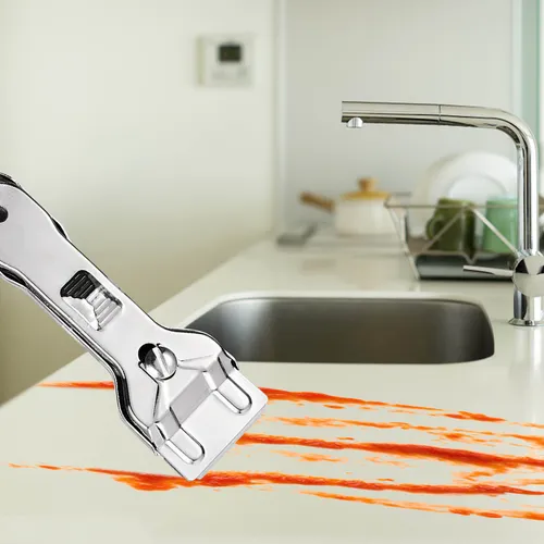 Spatula Cleaning Knife Hood Stainless Steel Scraper Kitchen
