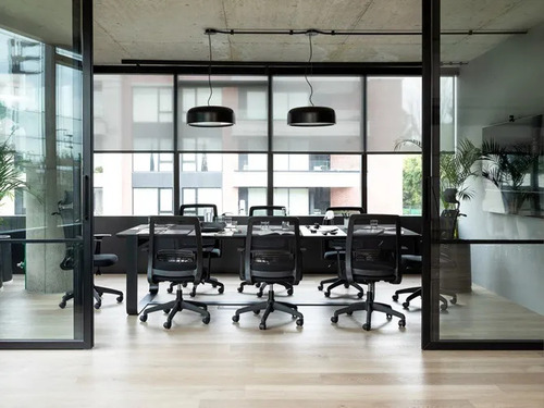 Silla De Oficina Jmi Mint Ergonómica Y Moderna Color Negro Material Del Tapizado Cuero Sintético