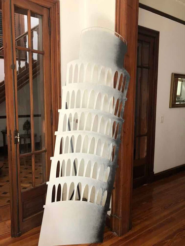 Gigantografia2,50 M Torre Pisa Fibrofacil Grueso. No Envío!
