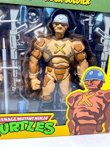 Tmnt Crooked Ninja Turtle Gang Y Rock Soldier Neca Rct (Usado)