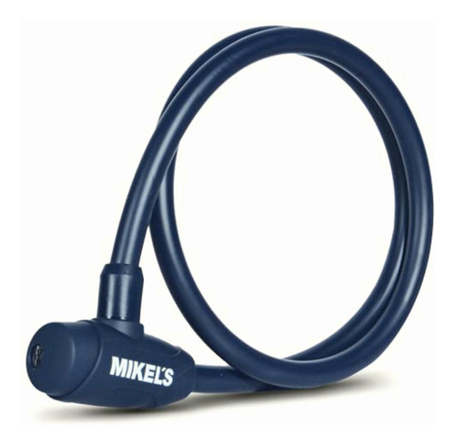 Mikel's C-121m Cable Candado Con Llaves, Color Azul Marino,